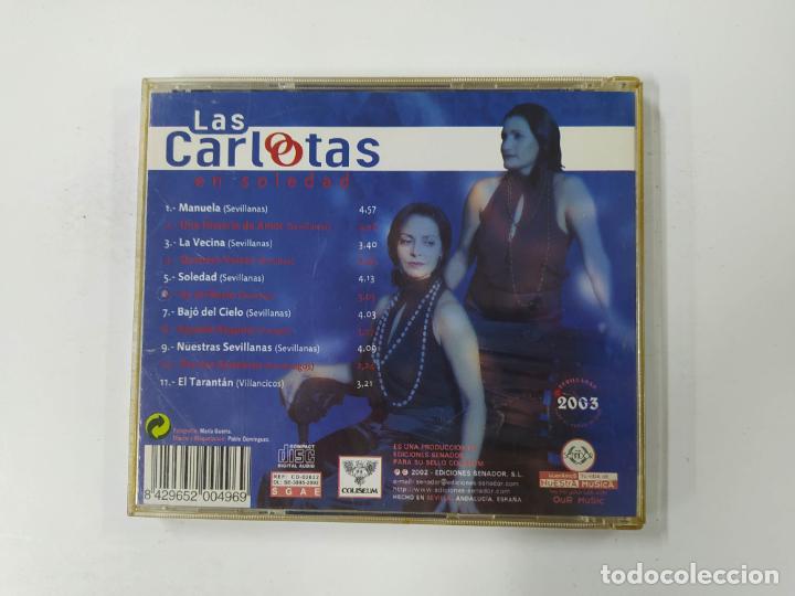 CDs de m&uacute;sica: LAS CARLOTAS. EN SOLEDAD. CD. TDKCD141 - Foto 2