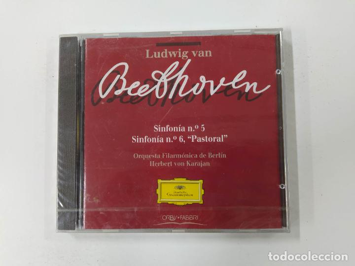 LUDWIG VAN BEETHOVEN. SINFONIA Nº 5 6 PASTORAL. DEUTSCHE GRAMMOPHON. NUEVO. CD. TDKCD141 (Música - CD's Clásica, Ópera, Zarzuela y Marchas)