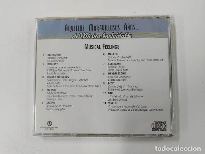 CDs de Música: AQUELLOS MARAVILLOSOS AÑOS DE MÚSICA INOLVIDABLE - MUSICAL FEELINGS. CD. NUEVO. TDKCD142 - Foto 2 - 295376913