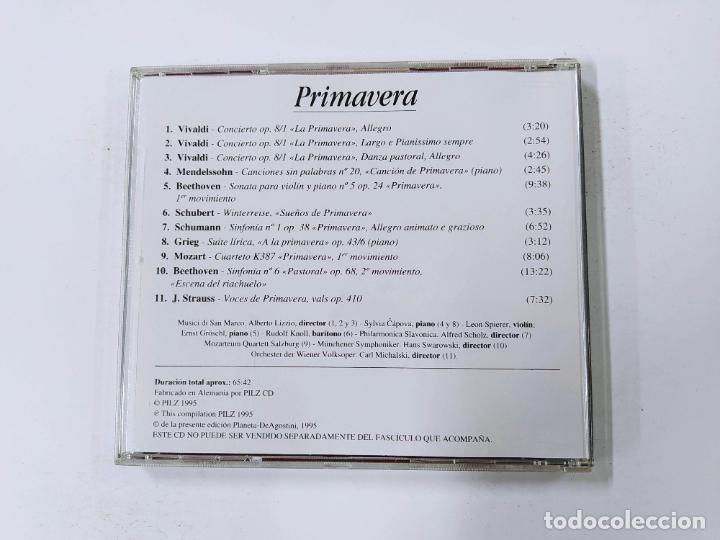CDs de Música: CLASICOS INOLVIDABLES - PRIMAVERA. PLANETA DE AGOSTINI. CD. TDKCD142 - Foto 2 - 295377018