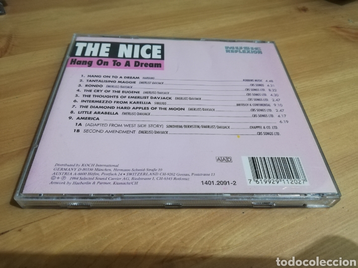 CDs de m&uacute;sica: THE NICE. HANG ON TO A DREAM (CD) - Foto 3