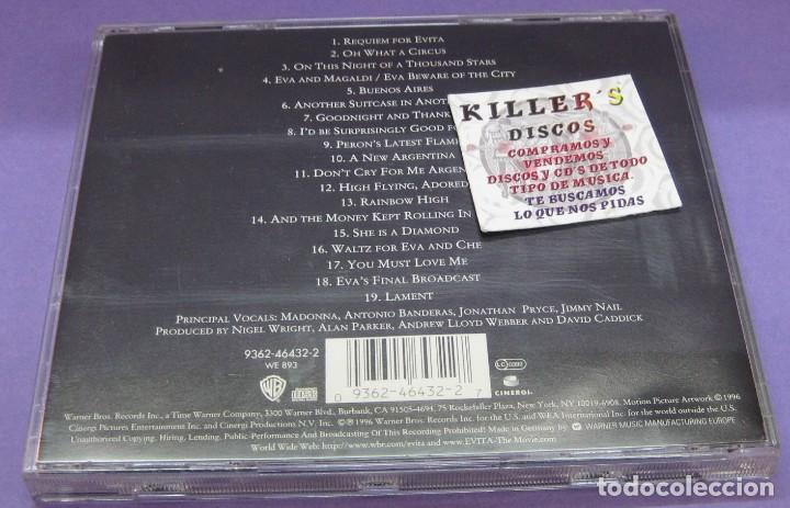 CDs de m&uacute;sica: Madonna - Evita - CD BSO - Foto 2
