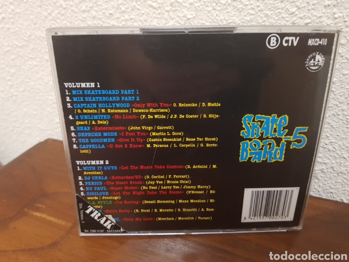 CDs de m&uacute;sica: CD SKATE BOARD 5 DOBLE CD - Foto 2