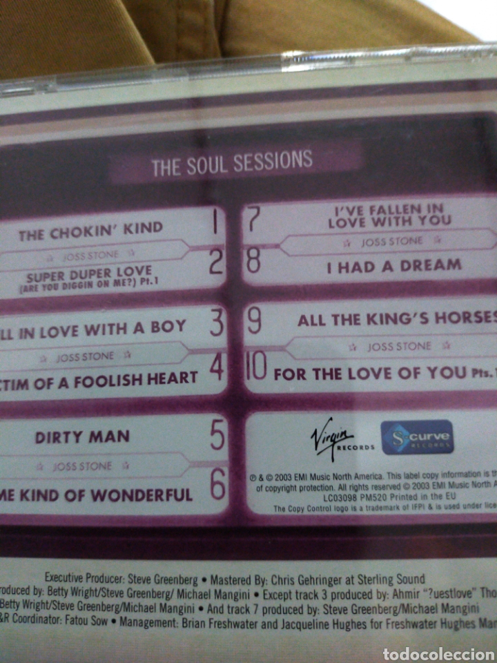 CDs de m&uacute;sica: JOSS STONE THE SOUL SESSIONS CD - Foto 2