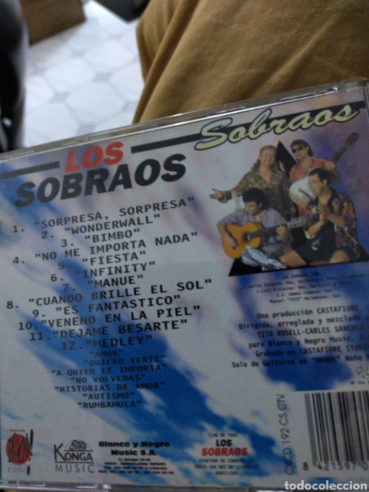 CDs de m&uacute;sica: LOS SOBRAOS CD - Foto 2