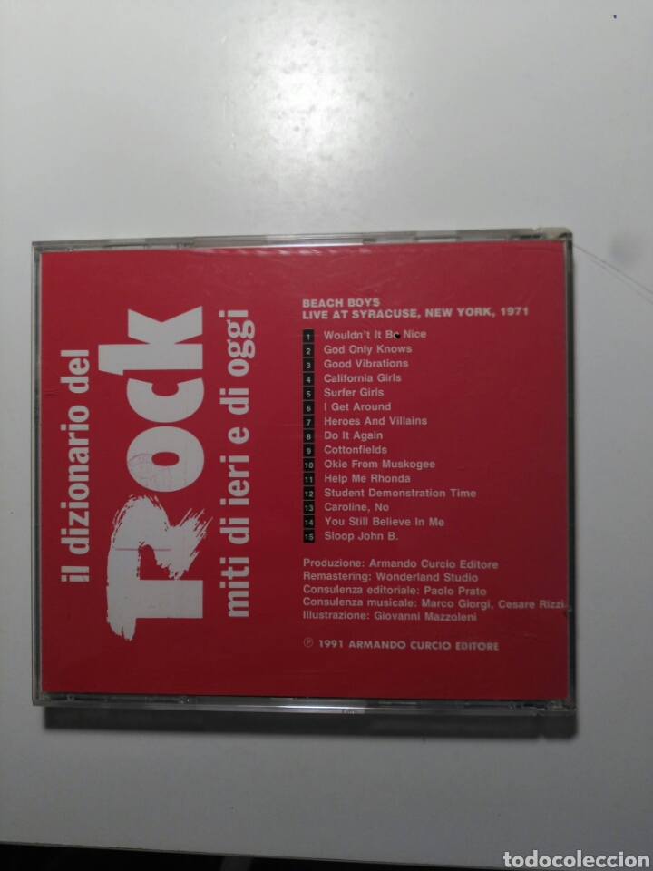 CDs de m&uacute;sica: BEACH BOYS CD LIVE AT SYRACUSE - Foto 2