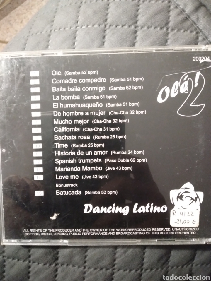 CDs de m&uacute;sica: Cd - OLE 2 DANCING LATINO - Foto 2