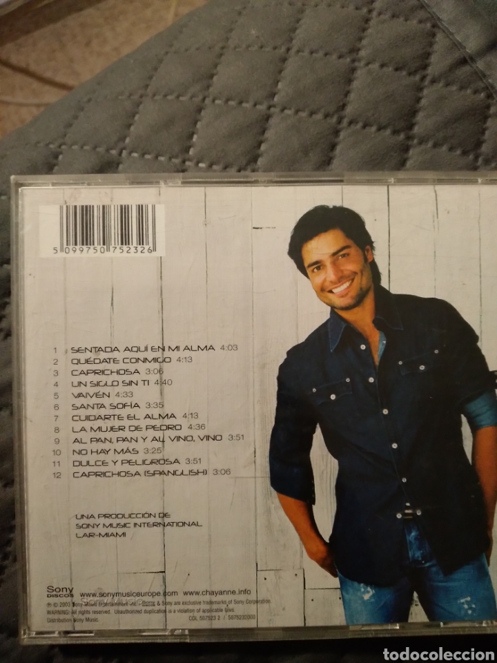 CDs de m&uacute;sica: Cd - CHAYANNE &rdquo;SINCERO&rdquo; - Foto 2