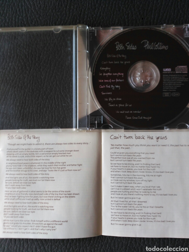 CDs de m&uacute;sica: PHIL COLLINS CD BOTH SIDES - Foto 5
