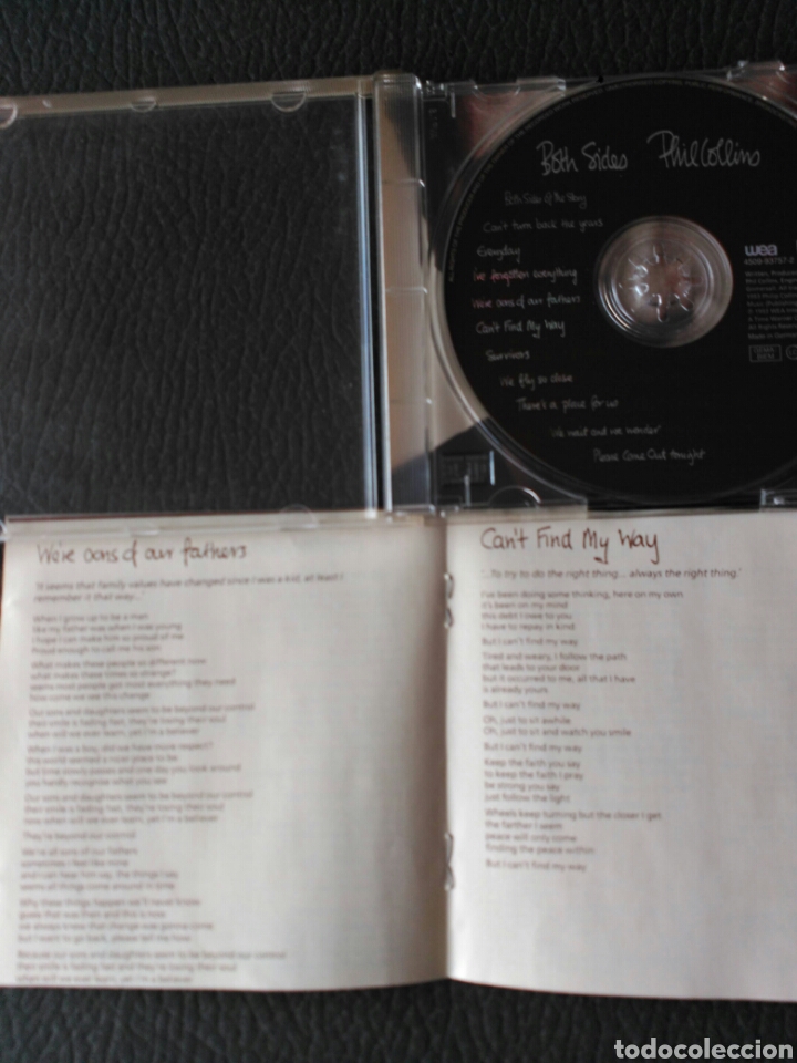 CDs de m&uacute;sica: PHIL COLLINS CD BOTH SIDES - Foto 7