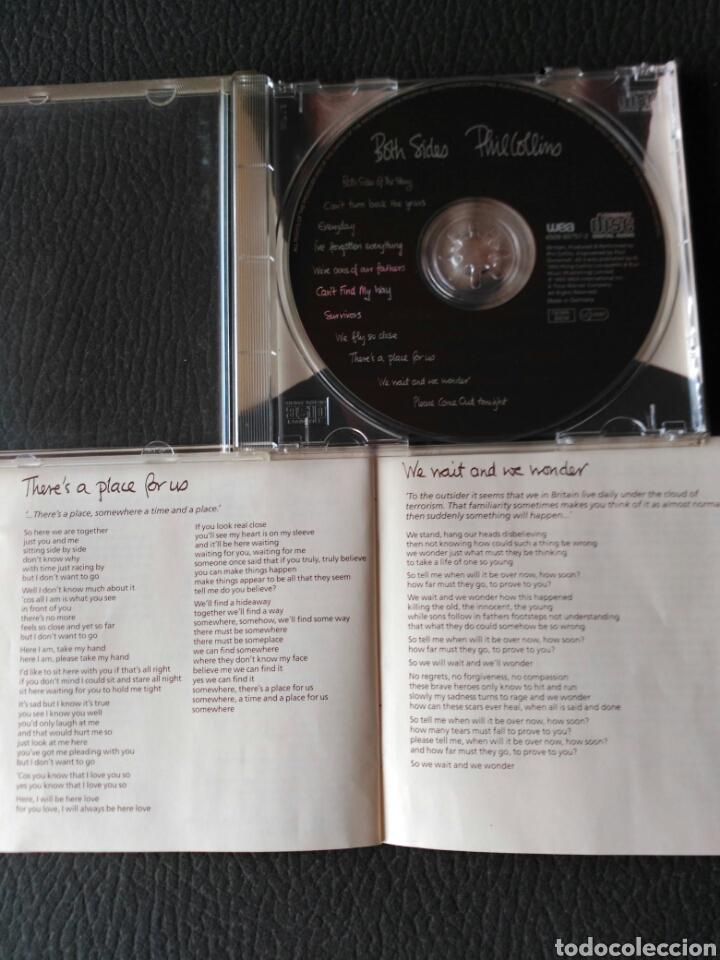 CDs de m&uacute;sica: PHIL COLLINS CD BOTH SIDES - Foto 9