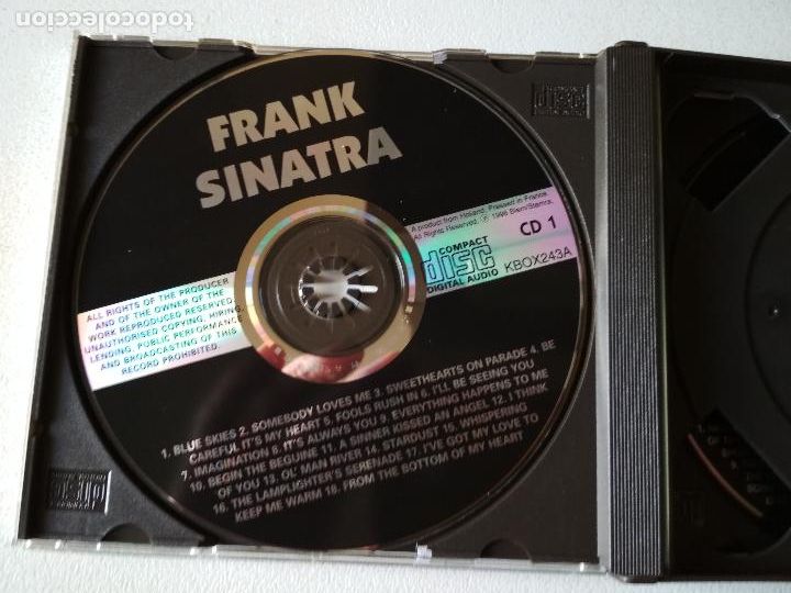 CDs de m&uacute;sica: Frank sinatra, 2cds, exitos - Foto 2