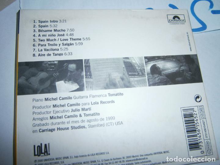 CDs de m&uacute;sica: ANTIGUO CD - MICHEL CAMILO AND TOMATITO - Foto 2