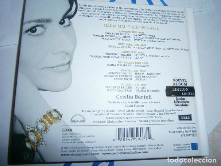 CDs de m&uacute;sica: ANTIGUO CD - CECILIA BARTOLI - Foto 2