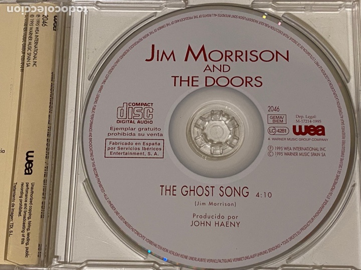 CDs de m&uacute;sica: Jim Morrison And The Doors RARO - Foto 2