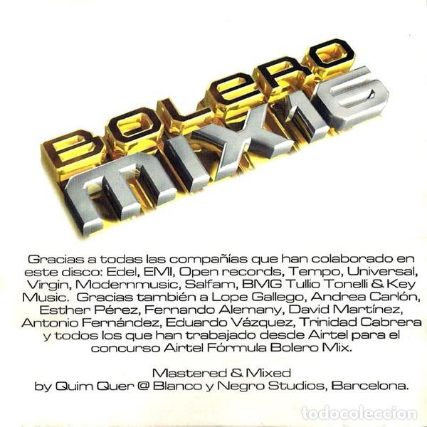 CDs de m&uacute;sica: Various &ndash; Bolero Mix 16-SPAIN-CD-1999 - Foto 3