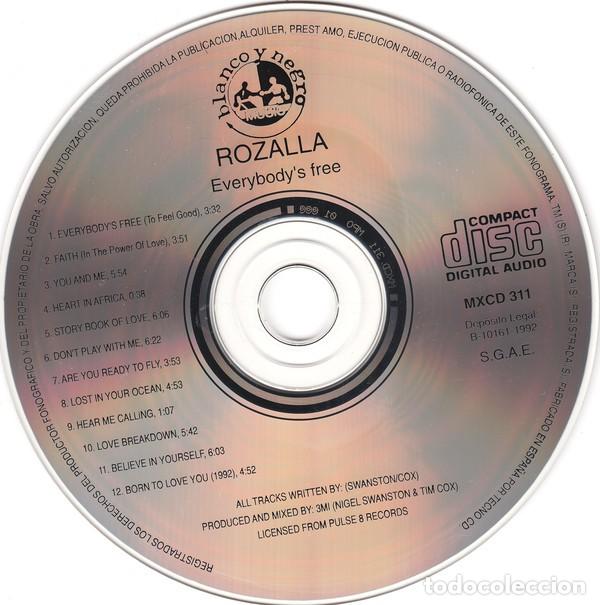 CDs de m&uacute;sica: Rozalla &ndash; Everybodys Free-SPAIN-1992-CD - Foto 3