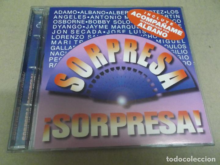CDs de m&uacute;sica: SORPRESA, SORPRESA (CD) (VER FOTO CONTENIDO COMPLETO) A&Ntilde;O &ndash; 1996 &ndash; DOBLE CD