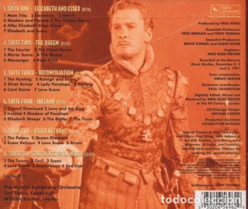 CDs de Música: THE PRIVATE LIFE OF ELIZABETH AND ESSEX / Erich Wolfgang Korngold CD BSO - VARESE - Foto 2 - 295882423