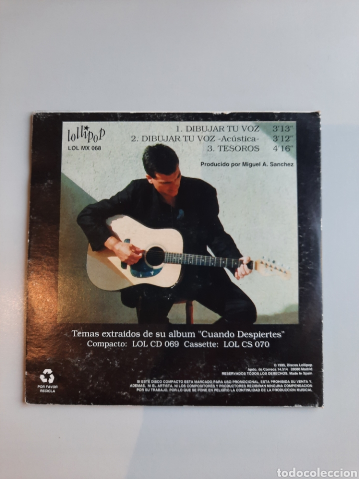 CDs de m&uacute;sica: Cd Borja Rocafort, Dibujar tu voz - Foto 2