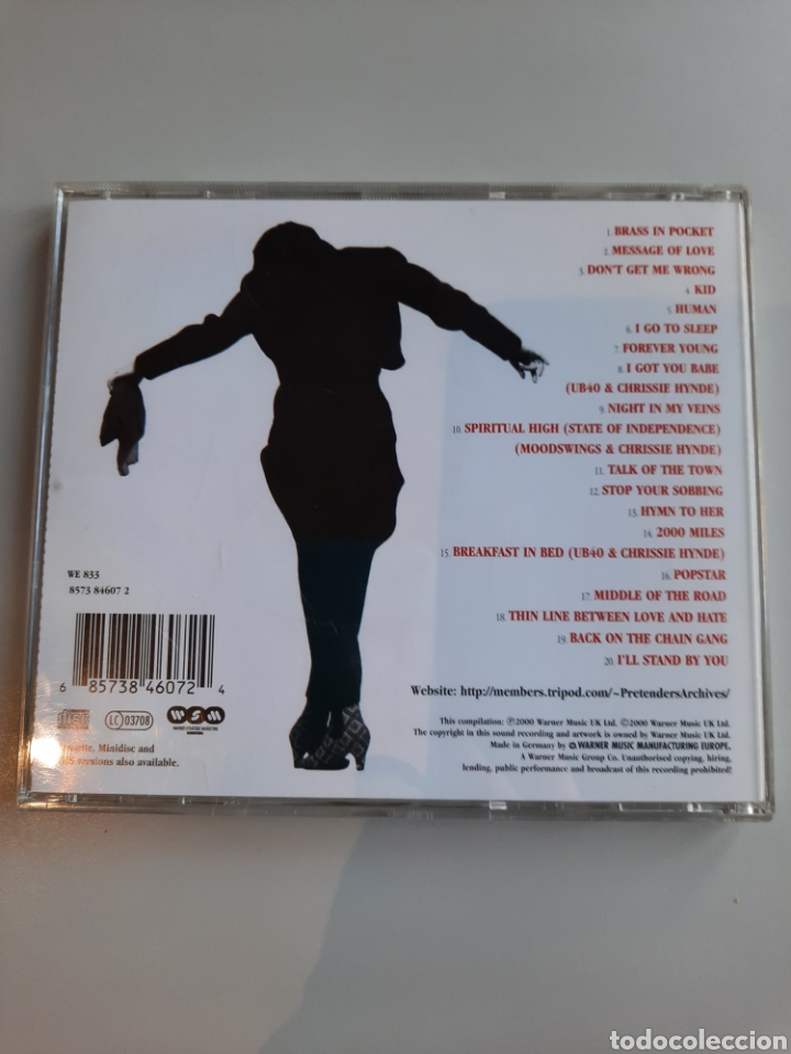 CDs de m&uacute;sica: Cd The Pretenders, The complete collection - Foto 2