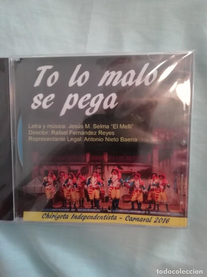 CDs de M&uacute;sica: Carnaval de C&aacute;diz CD chirigota isle&ntilde;a to lo malo se pega nuevo con precinto 2016
