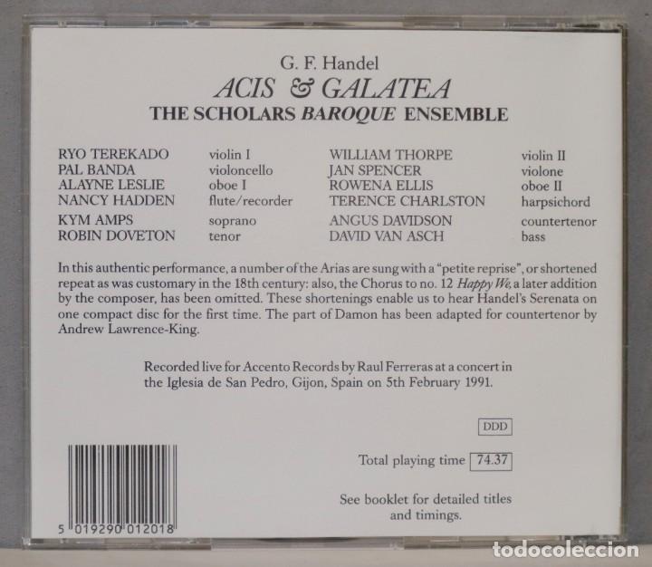 CDs de m&uacute;sica: CD ACIS & GALATEA. HANDEL - Foto 2