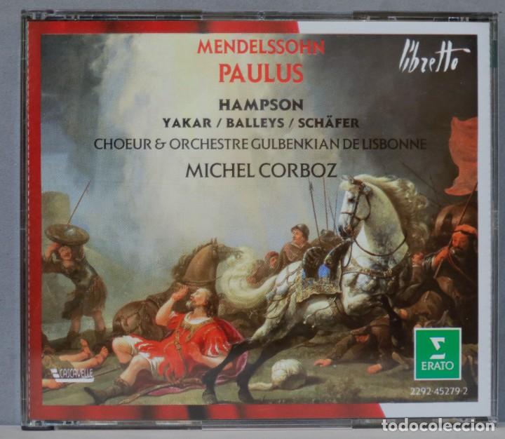CDs de m&uacute;sica: 2 CD. MENDELSSOHN. PAULUS. CORBOZ - Foto 1