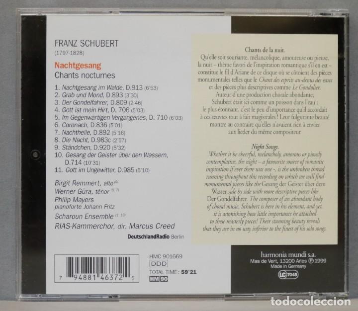 CDs de m&uacute;sica: CD. Schubert. Nachtgesang. CREED - Foto 2
