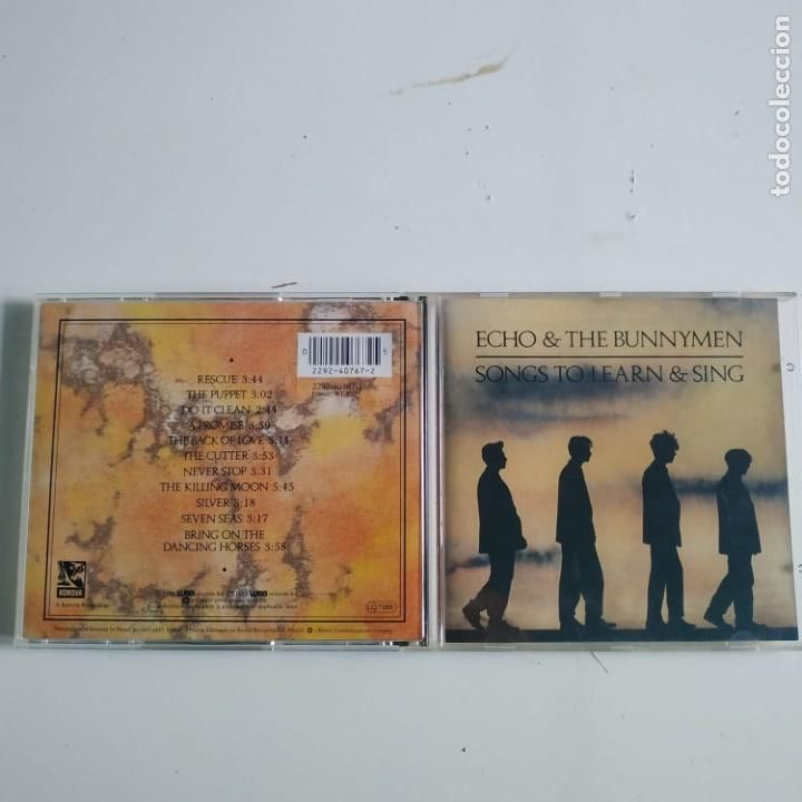 CDs de m&uacute;sica: CD ECHO & THE BUNNYMEN SONGS TO LEARN & SING - Foto 1
