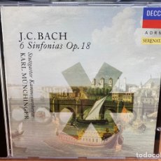 CDs de Música: J.C. BACH, STUTTGARTER KAMMERORCHESTER, KARL MÜNCHINGER - 6 SINFONIAS OP. 18 (CD, COMP)
