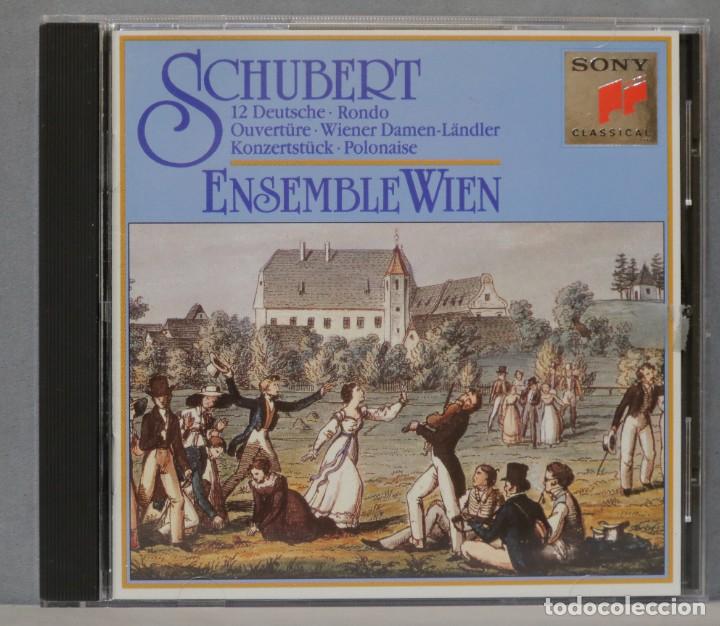 CDs de m&uacute;sica: CD. SCHUBERT. 12 DEUTSCHE. RONDO. OUVERTURE. ENSEMBLE WIEN - Foto 1
