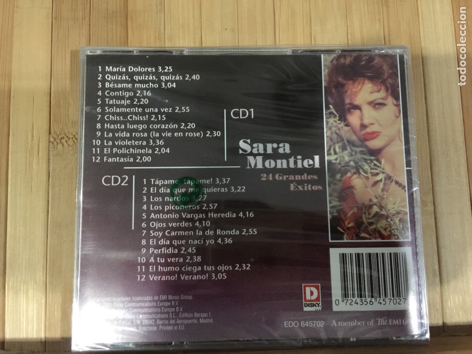 CDs de m&uacute;sica: Sara Montiel ( DOS DISCOS ) CD - Precintado - - Foto 2