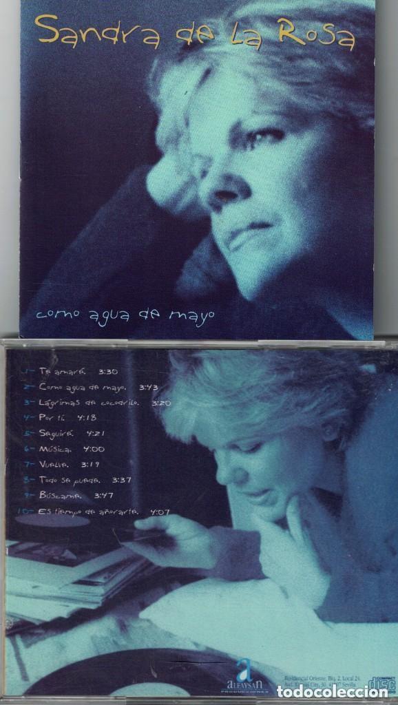 CDs de m&uacute;sica: cd - sandra de la rosa - como agua de mayo - Foto 1