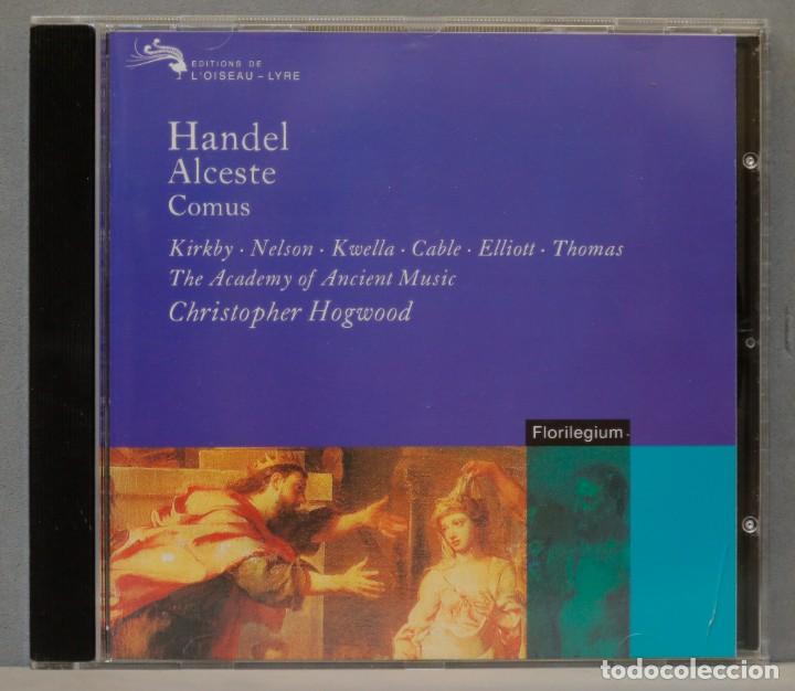 CDs de m&uacute;sica: CD. Hogwood. Alceste. Comus. HANDEL - Foto 1