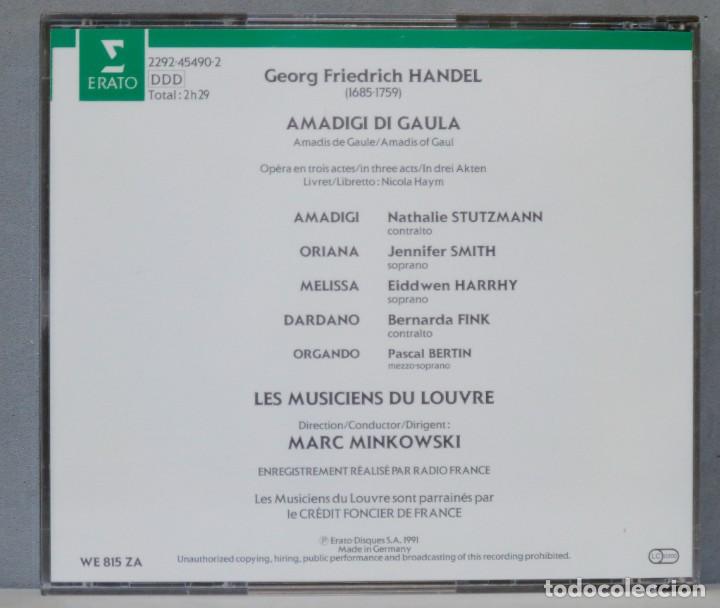 CDs de m&uacute;sica: CD. Minkowski. Amadigi. HANDEL - Foto 2