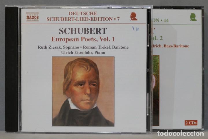 CDs de m&uacute;sica: 2 CD. SCHUBERT. EUROPEAN POETS - Foto 1