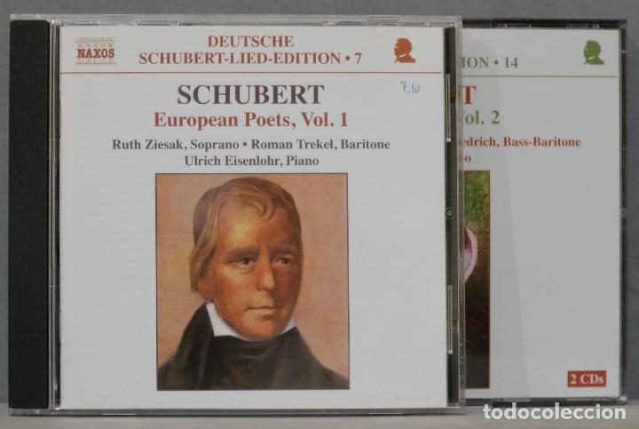 CDs de m&uacute;sica: 2 CD. SCHUBERT. EUROPEAN POETS - Foto 2