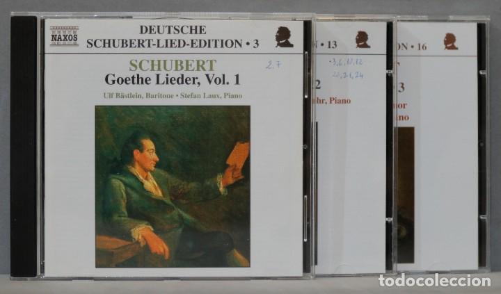 CDs de m&uacute;sica: 3 CD. SCHUBERT. GOETHE LIEDER. LAUX. BASTLEIN - Foto 1
