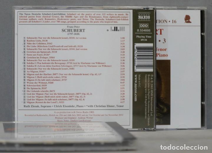 CDs de m&uacute;sica: 3 CD. SCHUBERT. GOETHE LIEDER. LAUX. BASTLEIN - Foto 4