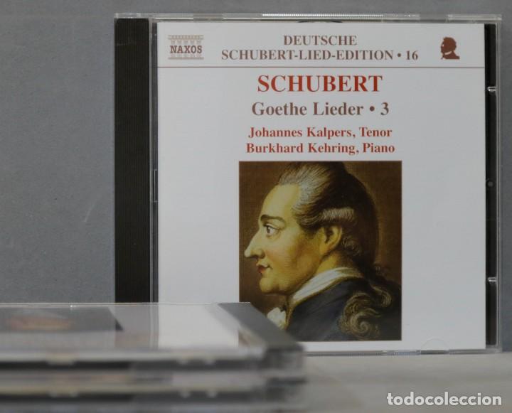 CDs de m&uacute;sica: 3 CD. SCHUBERT. GOETHE LIEDER. LAUX. BASTLEIN - Foto 5