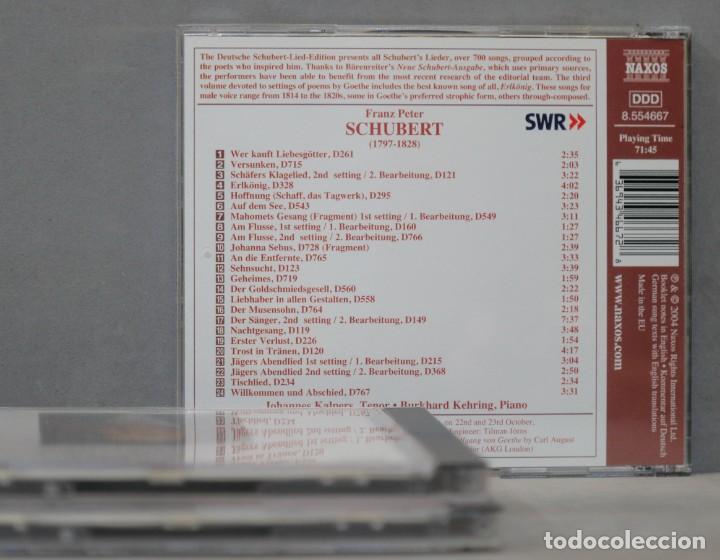 CDs de m&uacute;sica: 3 CD. SCHUBERT. GOETHE LIEDER. LAUX. BASTLEIN - Foto 6