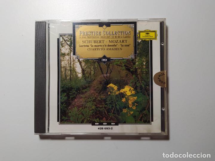 Musik-CDs: SCHUBERT-MOZART / CUARTETOS / PRESTIGE COLLECTION N&ordm; 39. DEUTSCHE GRAMMOPHON CD. TDKCD151