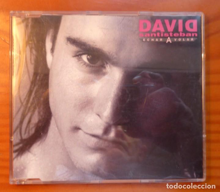 CDs de m&uacute;sica: DAVID SANTISTEBAN / ECHAR A VOLAR / PROMO / 1993 / SINGLE / CD - Foto 1