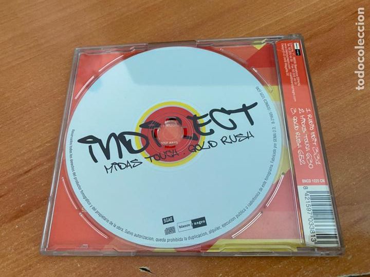 CDs de m&uacute;sica: INDIRECT (MIDAS TOUCH GOLD RUSH) CD 3 TRACK (CDIM1) - Foto 2