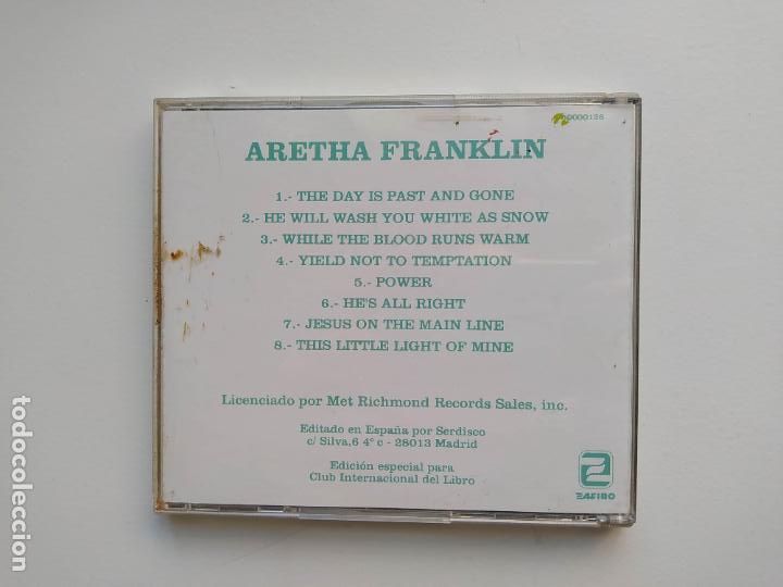 CDs de m&uacute;sica: ARETHA FRANKLIN. LOS 60 DE LOS 60 CD. TDKCD154 - Foto 3