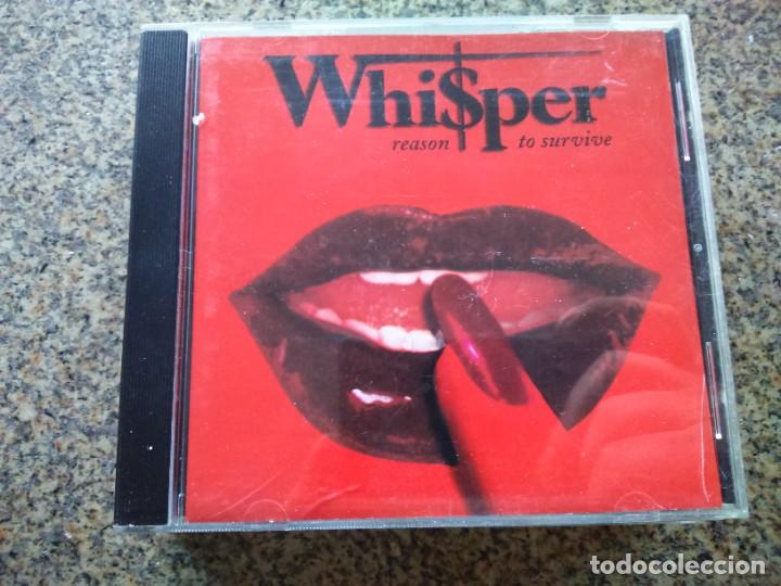 CDs de m&uacute;sica: CD -- WHISPER -- REASON TO SURVIVE -- 10 TEMAS -- 1996 -- - Foto 1
