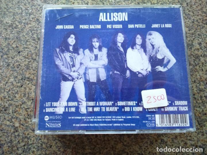 CDs de m&uacute;sica: CD -- ALLISON -- ONE -- 10 TEMAS -- 1993 -- - Foto 2