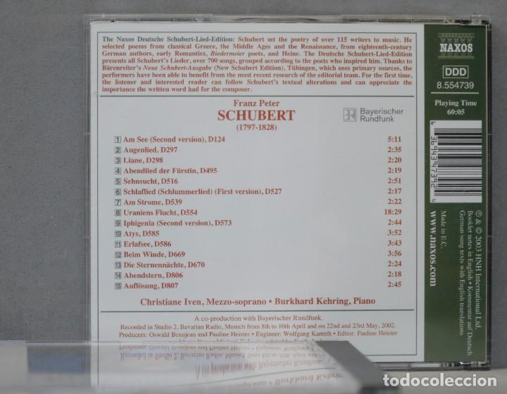CDs de m&uacute;sica: 2 CD. Schubert. Mayrhofer-Lieder - Foto 4