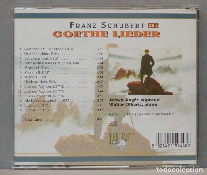 CDs de m&uacute;sica: CD. GOETHE LIEDER. SCHUBERT. OLBERTZ - Foto 2